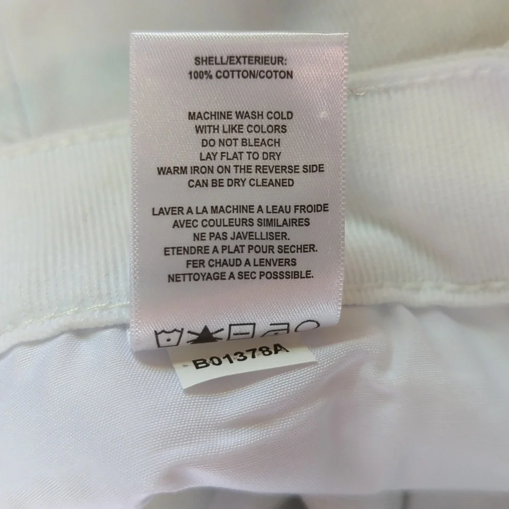 Vigoss Ace High Waisted Destructed Bermuda Denim Shorts White Size 29